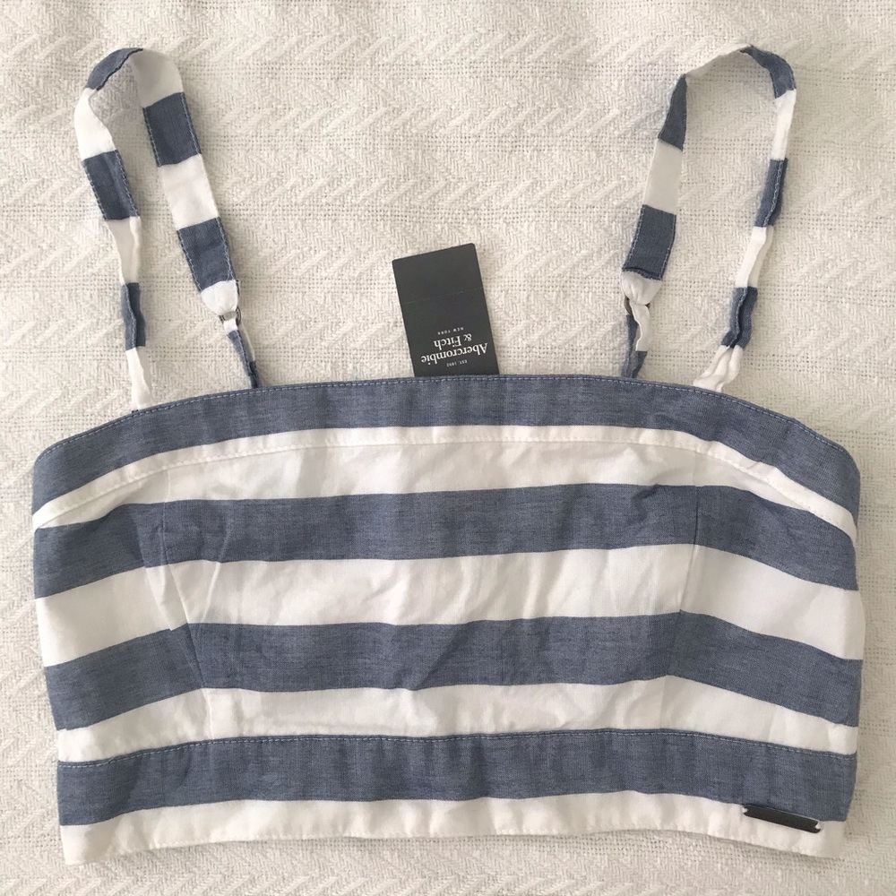 Abercrombie & Fitch Striped Bralette Top